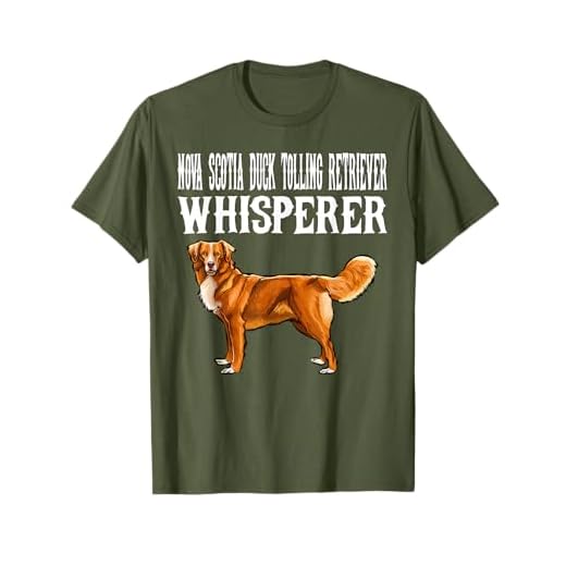 Funny Nova Scotia Duck Tolling Retrievers Whisperer Dog Men Women Kids T-Shirt