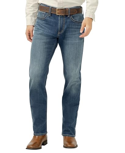 Image of Silver Jeans Co. Mens Jace Slim Fit Bootcut Jeans