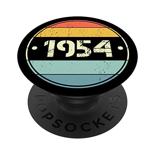 1954 edición limitada 1954 cumpleaños Popsocket para hombres y mujeres PopSockets PopGrip Intercambiable