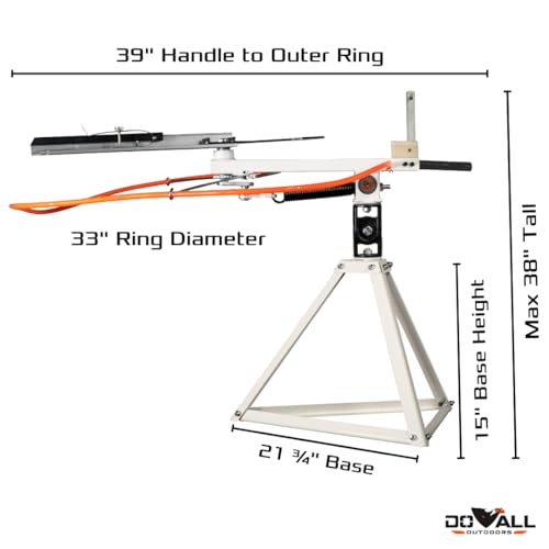 Do All Outdoors Backyard Clayhawk Clay Pigeon Thrower with Ground Spikes