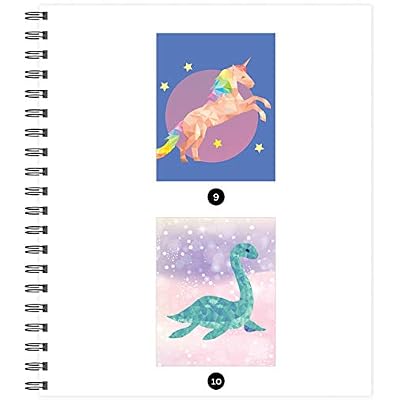Brain Games - Sticker by Letter: Magical Creatures (Sticker Puzzles - Kids Activity Book) Spiral-bound January 15, 2021