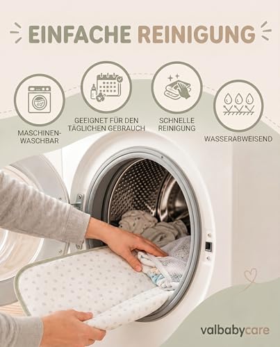 Wickelunterlage Unterwegs Faltbar Wasserdicht Gepolstert Valbaby – Ansicht 5