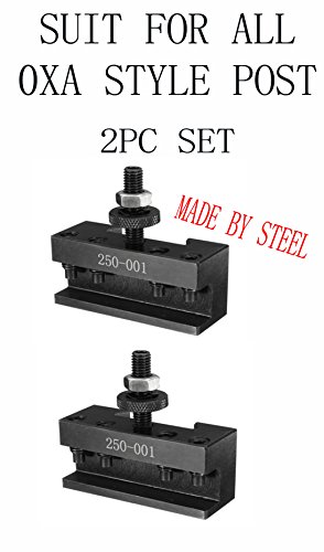 Lldsimex 2Pc Sets 250-001 0Xa Quick Change Tool, Turinng Tool Holder Steel Material 1# Holder #TOP1