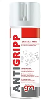 Magazzini GM ANTIGRIPP Anti-Seize Copper Grease Spray for High Temperatures up to 1100°C, Water Repellent Lubricant, Preve…