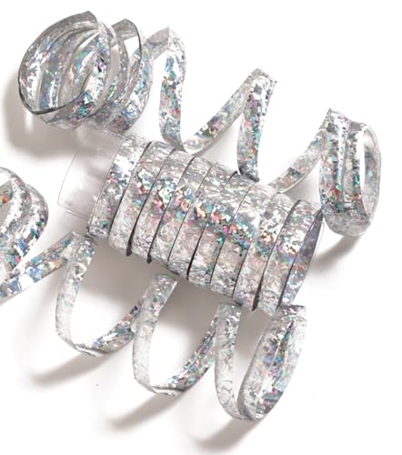 Creative Party Serpentinas holográficas, plata