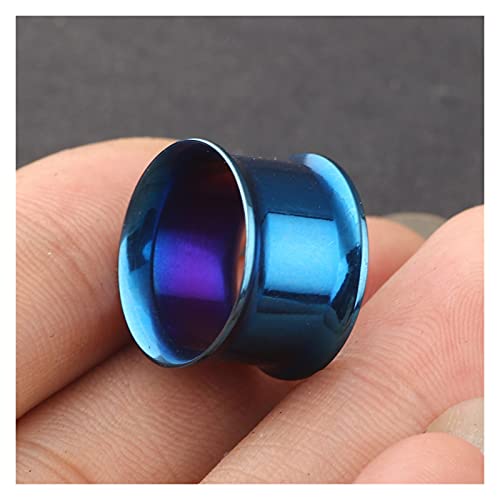 Rzrcj Double Flared Hollow Ear Gauge Plugs Stainless Steel Earring Lobe Stretcher Piercing Body Jewelry Ear Expansion 5-20Mm #TOP3