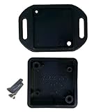 Item Details: Hammond 1551NFLBK Black ABS Plastic Flanged Lid Project Box - Inches (1.38" x 1.38" x