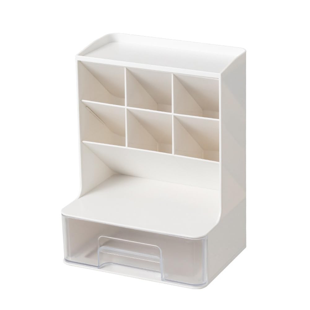 CTRLZS Skin Care Makeup Organizer, Large Capacity with Drawers for Vanity, Makeup Brush, Nail Polish and Beauty Supplies Holder, Easy to Use Fine Workmanship