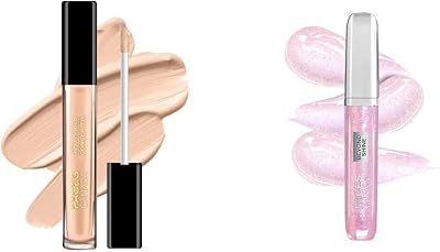 High Cover Concealer - Caramel Crunch 03, 4ml & Beyond Shine Lip Gloss - Cosmic Glaze 10, 3.8ml