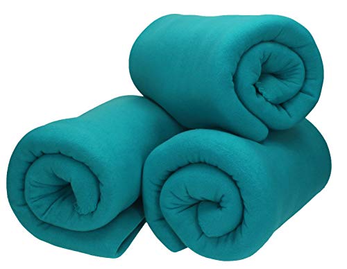 Betz Fleecedecke 3 Stück 130x170 cm 180g/m² – Weiche Wohndecke &...