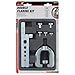 Performance Tool W80670 7Pc Flaring Tool Set for 3/16, 1/4, 5/16, 3/8 and 1/2-Inch O.D. tubing sizes with Lever Lock Flaring Bar and Storage Case