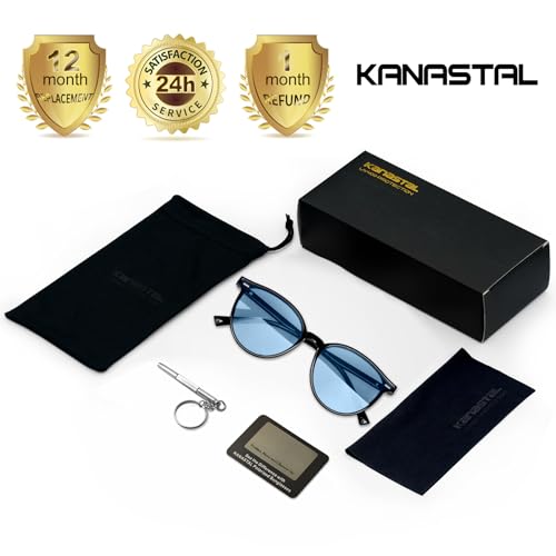 Image of KANASTAL Anti Blue Light Glasses for Women and Men | TR90 Frame,UV Protection,PC Lens,Lightweight,High Definition,Computer,Phone,Video Gaming,Television,Gaming,Screen