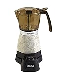 IMUSA USA B120-60011 Electric Espresso/Moka Maker, 3-6-Cup, White