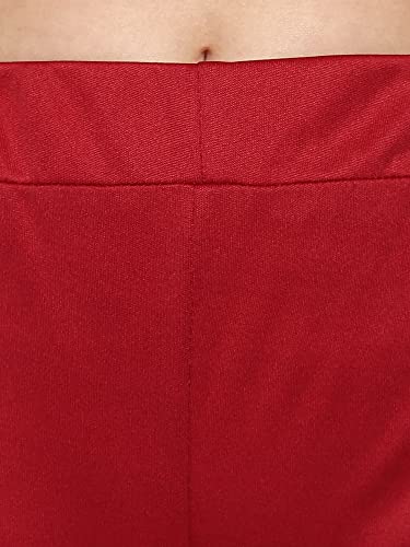 Image of dockstreet Women Polyester Stretchable Loose Fit Trousers