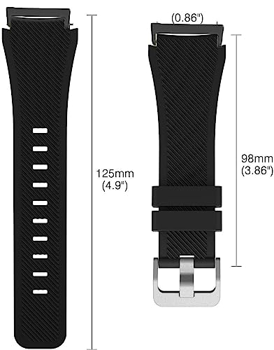 Correa clásica silicona para Ticwatch Pro 5 miniatura 3