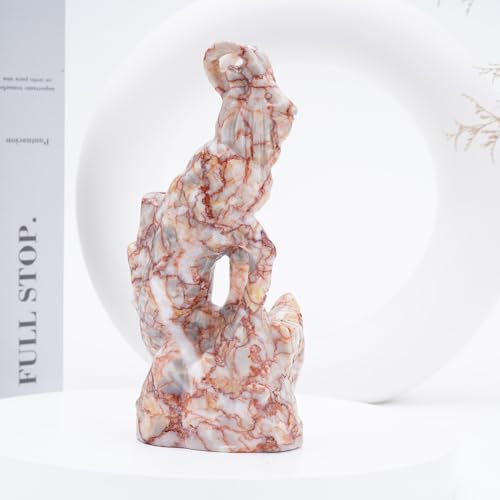 Estatua de Cristal Obsidiana Capricornio Natural Tallada miniatura 5
