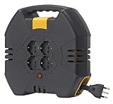 Vimar VIM-0P32721 Avvolgicavo Automatico 16A, Nero