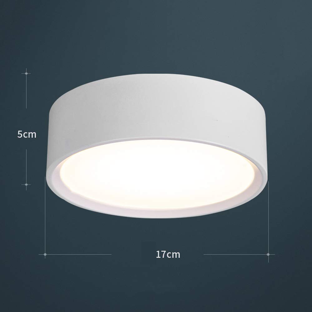 Einbaustrahler aus Aluminium, dünn und diskret, zur Oberflächenmontage, mit Lampenschirm aus Acryl, 15 W, 2700 K/3000 K/6000 K, ideal zum Aufwerten von Bildern oder von Gemälden, warmgelb