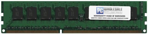 HP 4GB PC3-10600 DDR3-1333 2Rx8 ECC UDIMM (HP PN# 500672-B21) by HP [sAi]