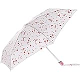 [フルトン] 雨傘 【ミニ傘】 折りたたみ傘 レディース Summer Rose Gold Metallic Spots/ライトグレー F