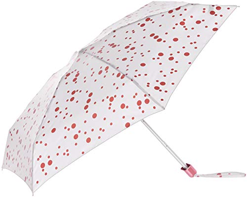FULTON フルトン折りたたみ傘 Tiny Summer Rose Gold Metallic Spots ライトグレー レディース 日本 F