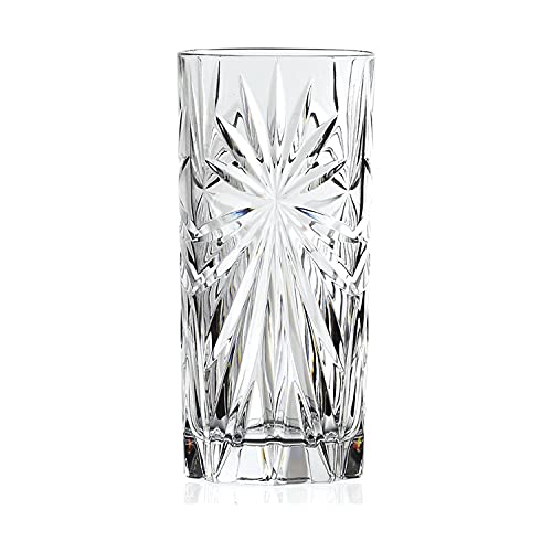 RCR 26277020006 Oasis Hi-Ball Cocktailgläser, 360 ml, Set mit 6 Stück, spülmaschinenfesT, Geburtstage, Neue Hausbesitzer, Anlässe, longdrink kristallglas