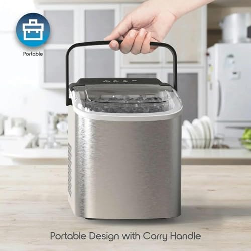 Máquina de hielo portátil para encimera 26 lb/24 horas miniatura 2