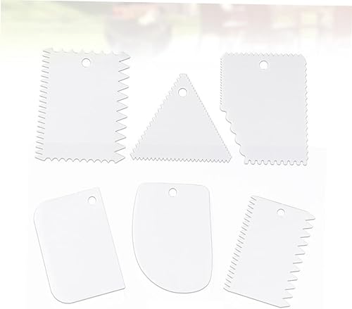 Miniatura 8 de Abaodam 18pcs Multifunctional Scraper Cake Side Scraper Icing Scraper Bowl Scraper Bread Dough Scraper Frosting Spatula Home Baking Scraper Product