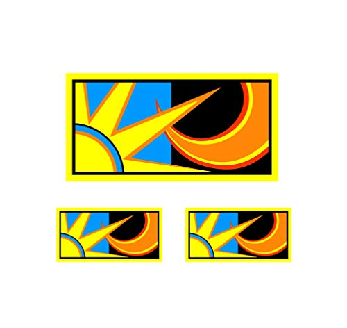 Valentino Rossi Autocollant Soleil et lune vinyle 2013