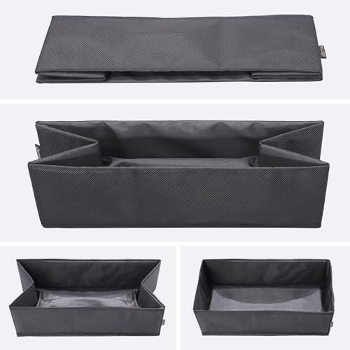 sisma Video Games Storage Case - Compatible with Xbox PS5 PS4, Holds Around 22-25 Game Discs, Games Holder Organiser Home Safekeeping Foldable Box