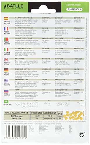 Semillas Batlle Poivron Najerano – vue 2