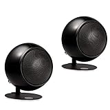 Orb Audio: Mod1 Round Stereo & TV Speakers - Two Pack - Compact Stereo Speakers - True Audiophile Reproduction - Easy to Hide - Ability To Upgrade Anytime