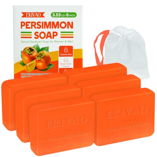 EKIVAO 3Packs Best Turmeric Soap Bar, Organic Tumeric Soap for Face and Body, Honey Lemon Tumeric Body Wash with Vitamin C, E, Citrus, Turmeric Face Wash for Smoothing, Moisturizing skin