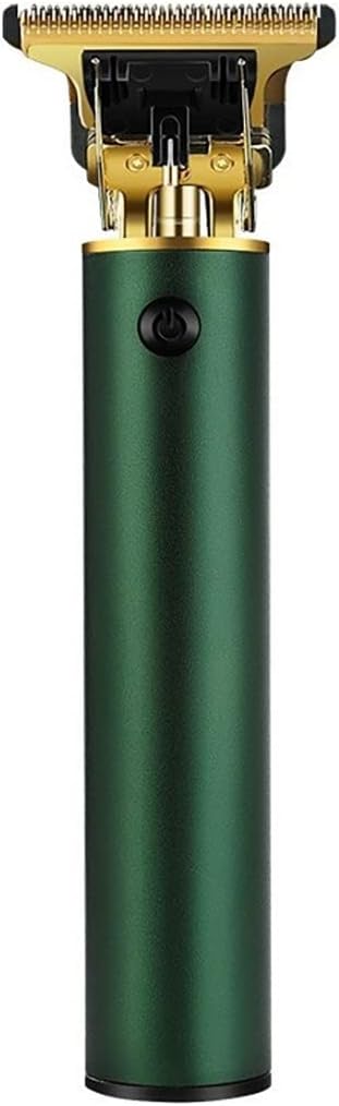 Hair Clippers,Beard Trimmer for Men, Hair Cutting Machine for Men Clipper Shaver Beard T9 Electric Cordless Vintage Professional Hair Barber Trimmer (Color : Green)