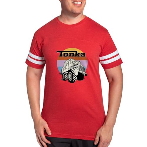 CafePress Tonka Gradient Sun Men's Football T Shirt Men's Football T-Shirt Red
