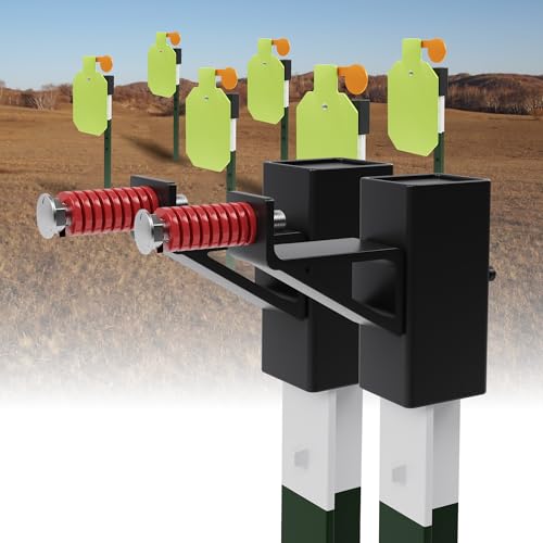 T-Post Targets Hanger for Shooting AR500, Durable T-Post Steel Target Hanger, T-Post Target Brackets Target Mount,T-Post Target Carrier great for AR500 Steel Gong Targets Conversion Adapter
