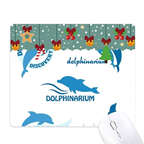 Tapis de souris antidérapant Blue Ocean dauphins en caoutchouc