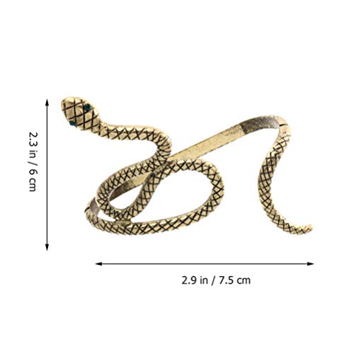 KESYOO 2 Pcs Pulseira de Cobra Pulseira Criativa Forma de Cobra Do Vintage Braço Manguito Halloween