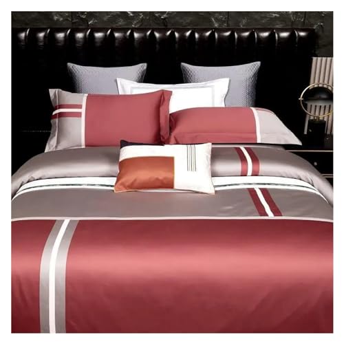 Ensemble de literie coton égyptien pour des nuits douces style collégial - 5