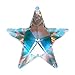 Swarovski 6714 Star Pendants, Aurora Borealis, Crystal, 28mm