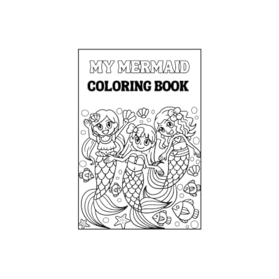 Mermaid and Fantasy Coloring Book