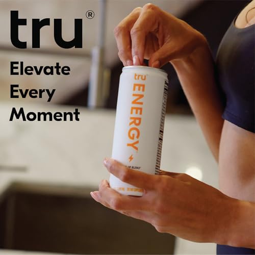 Tru Energy Seltzer, Clean Energy Drinks With B-Vitamins, Mango Fruit Juice Flavored Sparkling Water, 100 Mg Natural Caffeine, Kosher, Gluten Free thumb #5