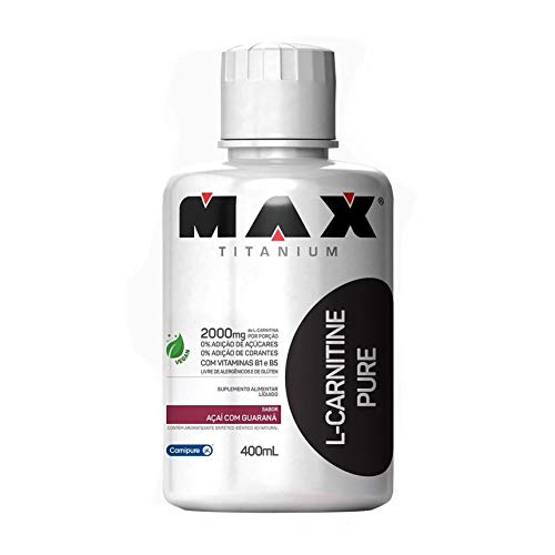 L-Carnitine 2000Mg (400Ml) - Sabor Açai com Guaraná, Max Titanium