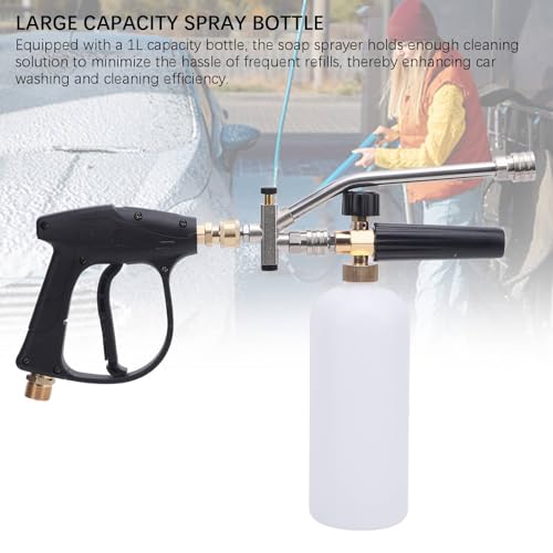 Cañón de espuma SEAFRONT de 1L con kit de spray de pulverización amigable para techos 5