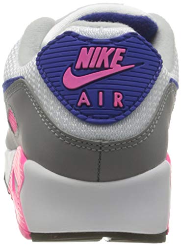 Nike Sapato de ginástica feminino, Branco vasto cinza Concord Pink Blast, 15