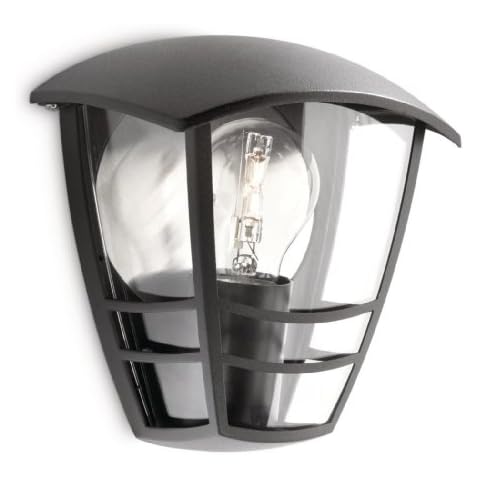 Lámpara de pared Philips My Garden Creek negra Cover
