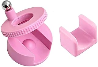 2 PCS Automatic Cat Eye Magnet for Nails,360° Rotating Cat's Eye Magnet Tool with Strong Magnet,Rotating Cat Eye Magnet,Uniform Magnetic Force and Excellent Light Absorption (1*pink) (pink)