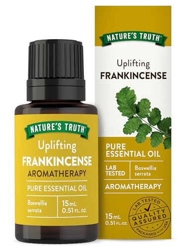 Nature's Truth Frankincense Essential Oil | 15 mL | Pure & Therapeutic Grade | Natural & Undiluted | Great for Diffusers