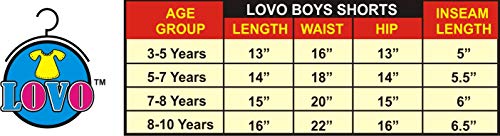 Image of LOVO Boys Cotton Solid Bermuda Shorts Pack of 3