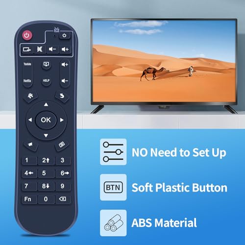 TCNOUMT Télécommande de Rechange pour boîtier TV A95X F2 F3 F4 R5 R3 Air Slim Max+ Max Plus TV Box X88 Pro Mini 20 S 10 T, Compatible avec Android RUPA Smart TV Box Sidiwen ‎X13 4-64 – vue 3